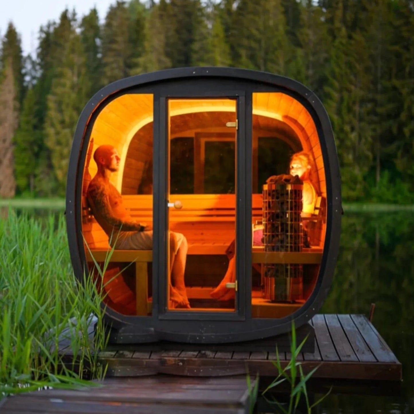 Auris Two Outdoor Cedar Sauna