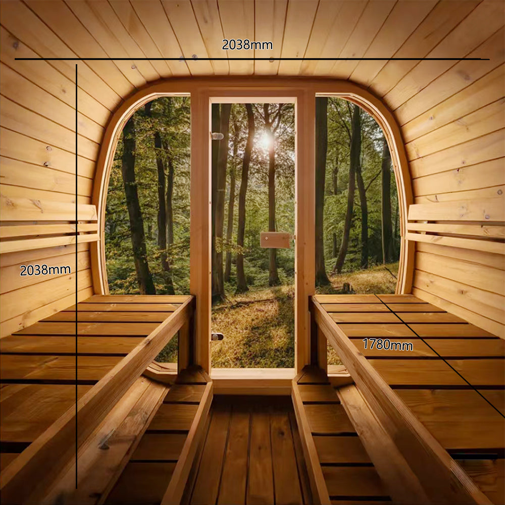 Auris Two Outdoor Cedar Sauna